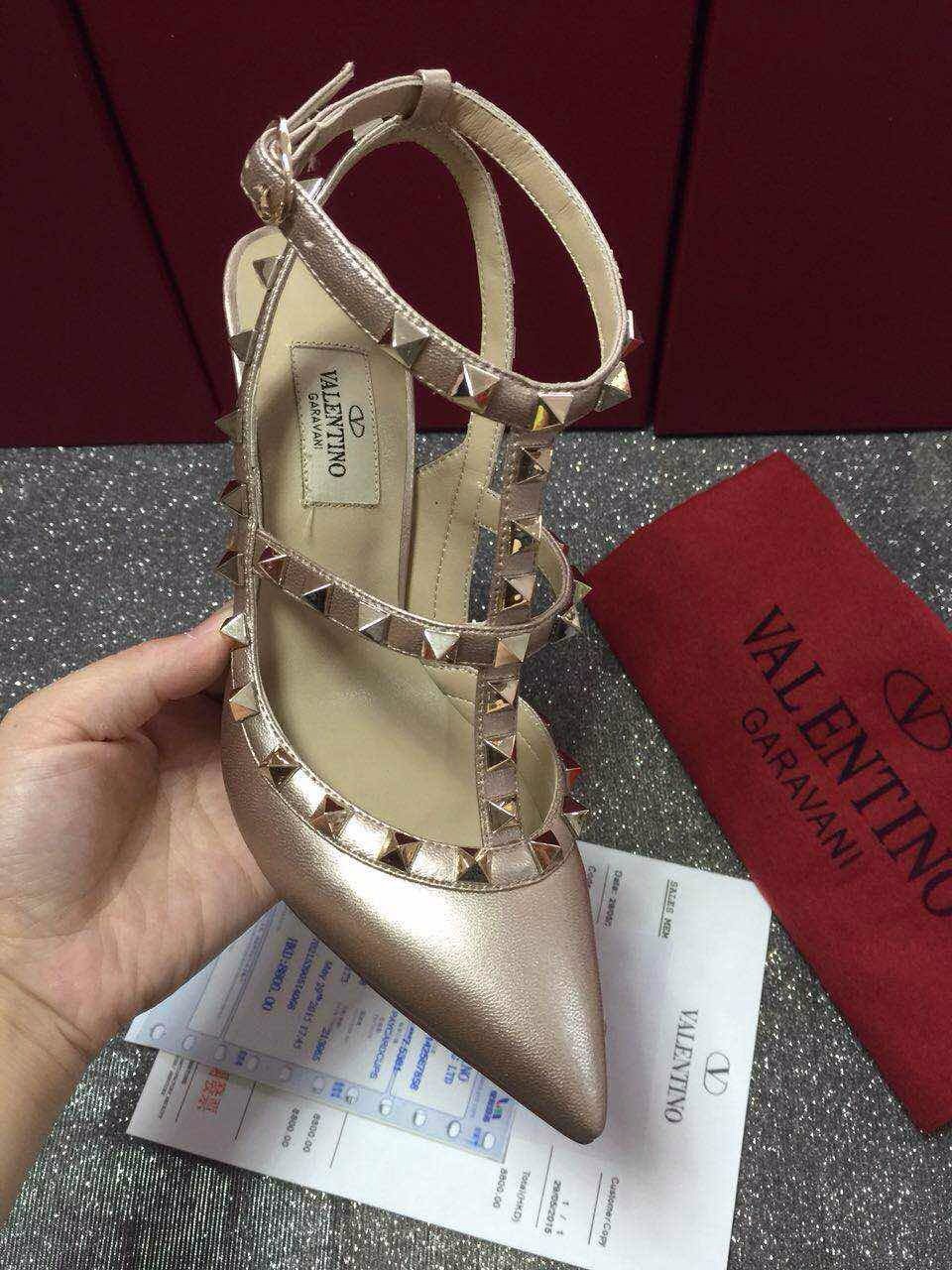 valentino sandals heels stud shoes