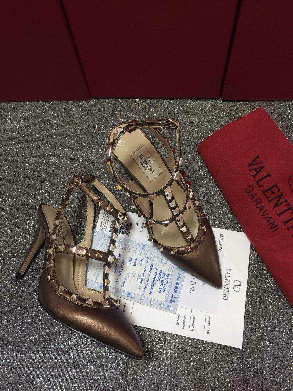 valentino sandals heels stud shoes