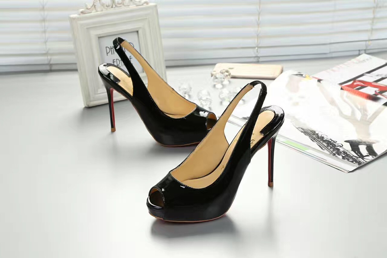 Christian Louboutin CL sandals 10cm heels red soled shoes