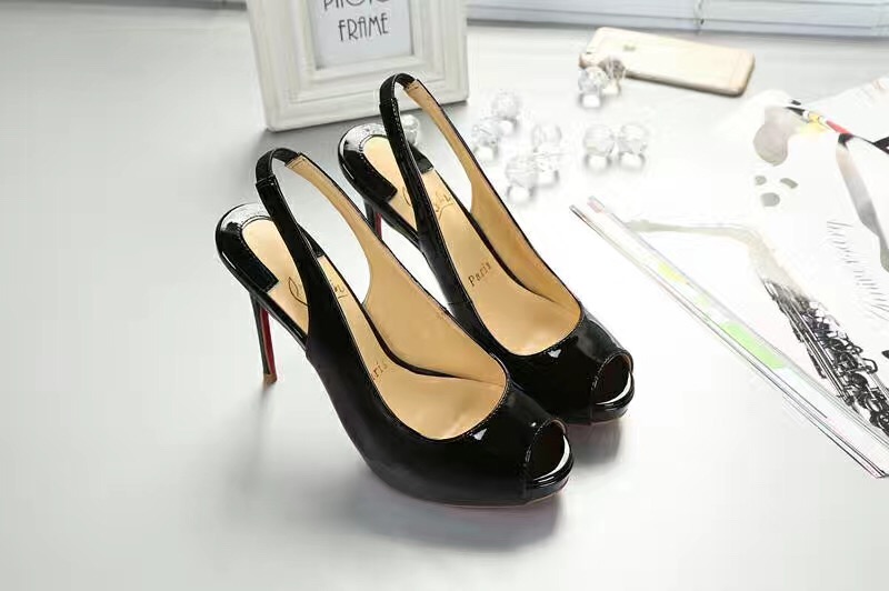 Christian Louboutin CL sandals 10cm heels red soled shoes