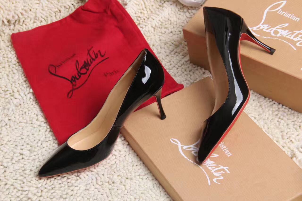 Christian Louboutin 7cm red heels sandals soled shoes