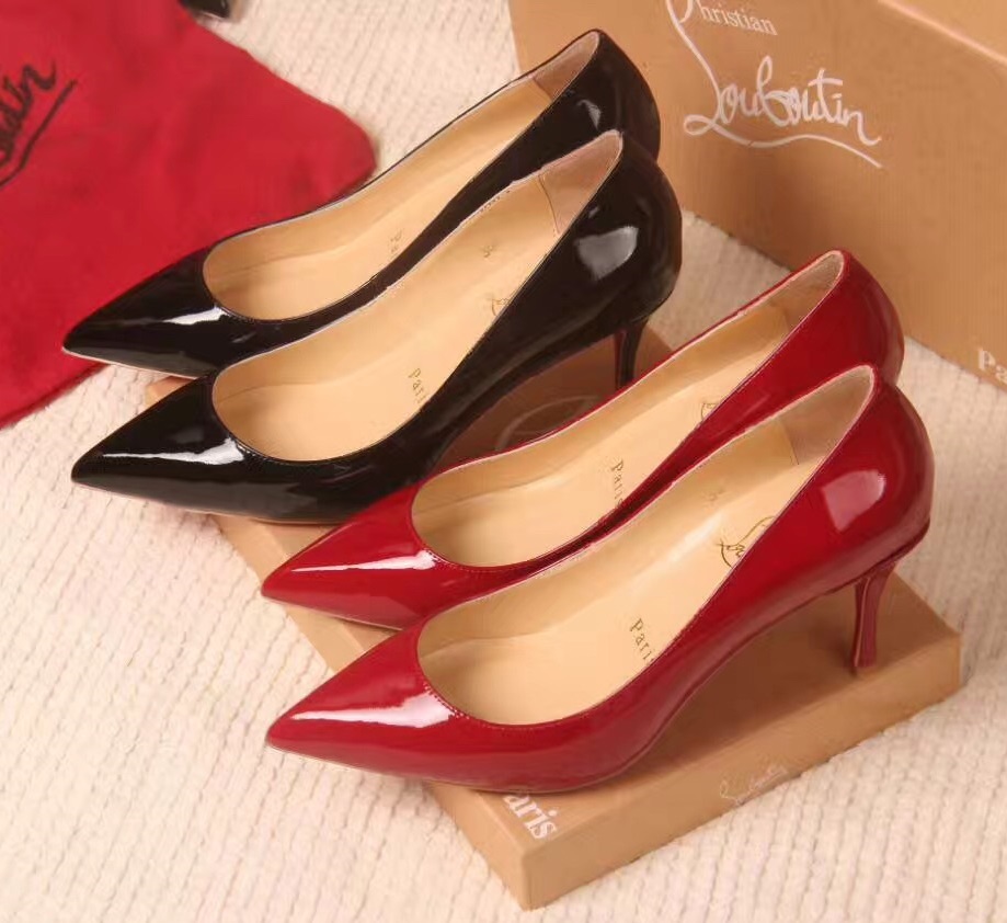 Christian Louboutin CL heels paint 7cm sandals shoes