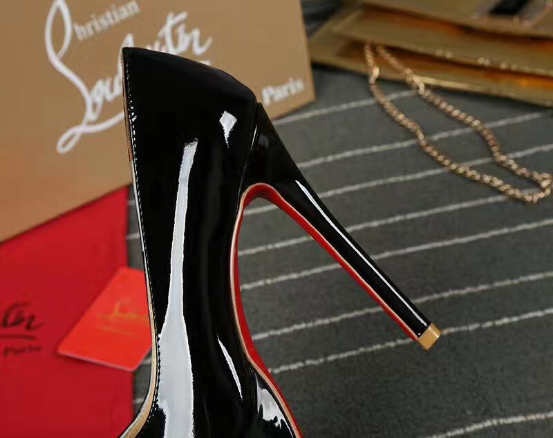 Christian Louboutin CL soled paint red 13cm heels sandals shoes