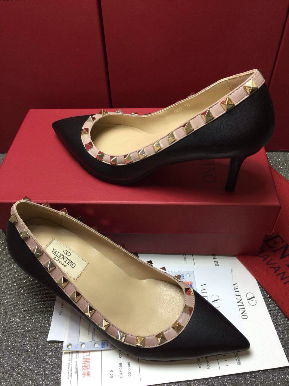 valentino smooth calfskin stud sandals heels shoes
