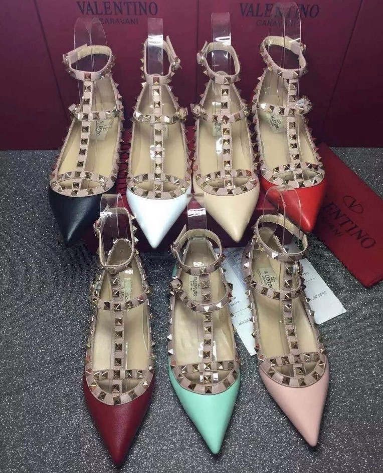 Sund mad overvælde indendørs valentino sandals flats stud shoes [shoes77] - $165.00 : Luxury Shop