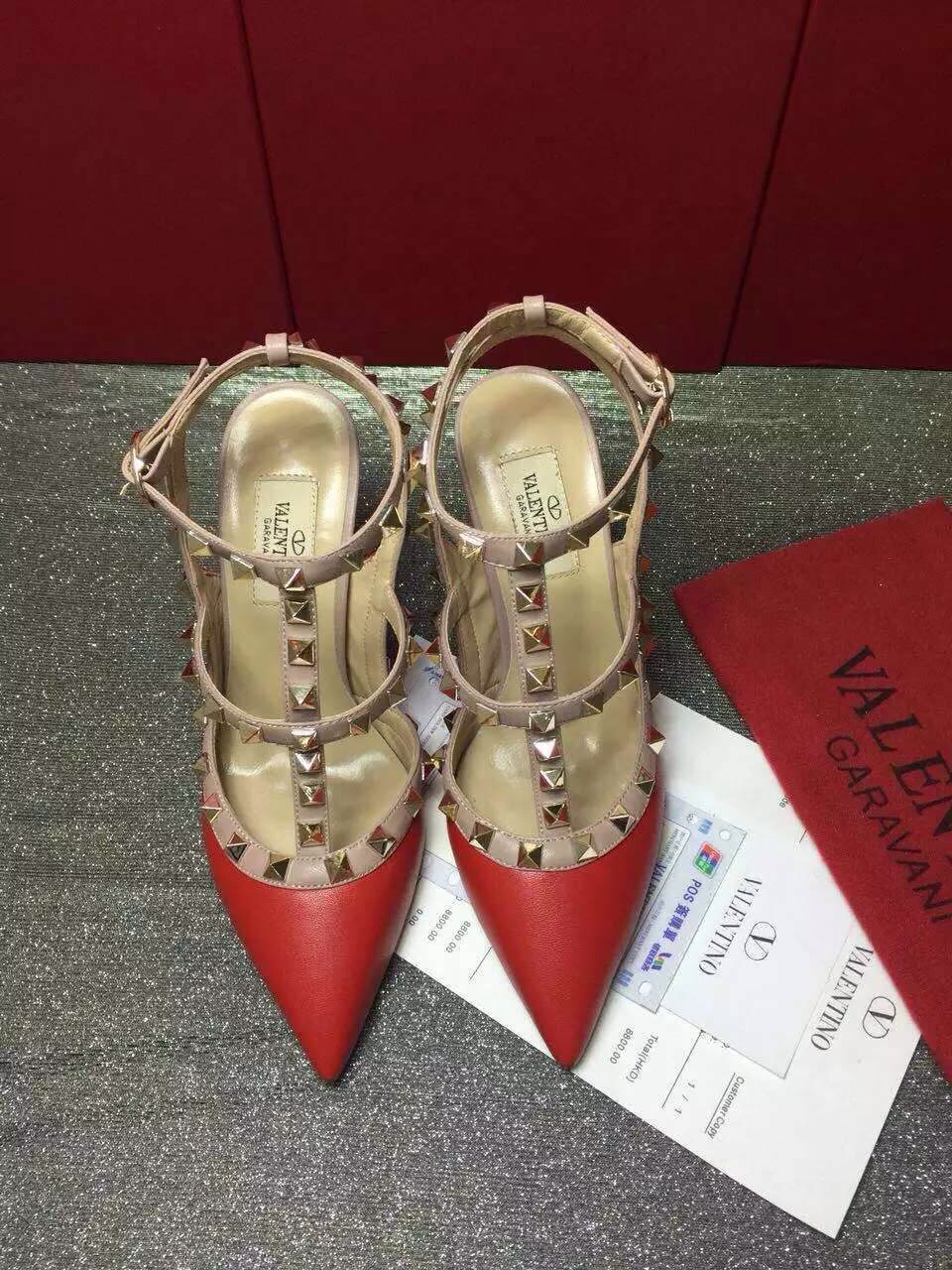 valentino tribute sandals heels stud shoes