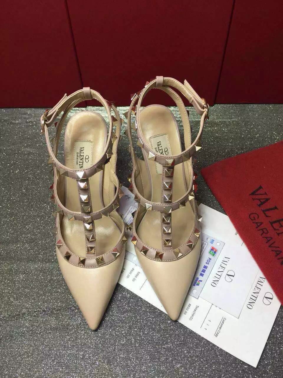 valentino tribute sandals heels stud shoes