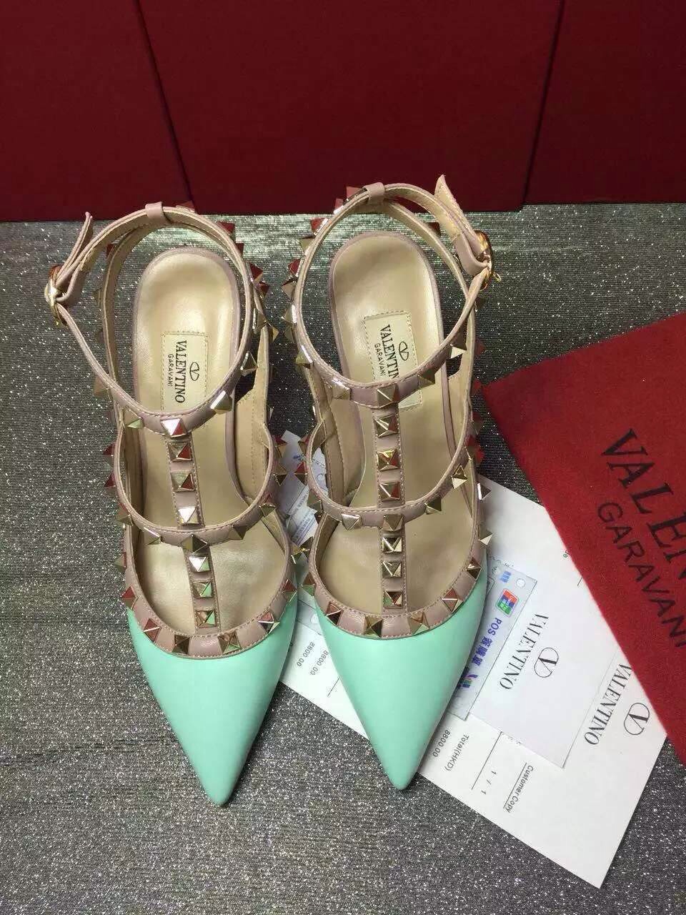 valentino tribute sandals heels stud shoes