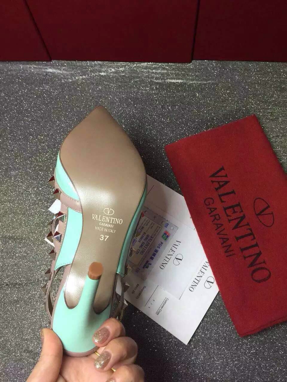 valentino tribute sandals heels stud shoes