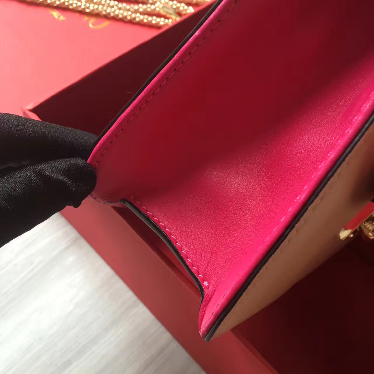 valentino small red body chain cross handbags