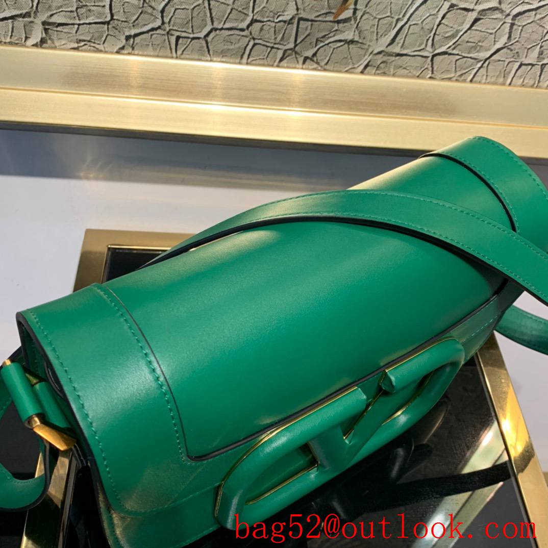 Valentino SuperVee Calfskin Crossbody Bag Shoulder Handbag Green