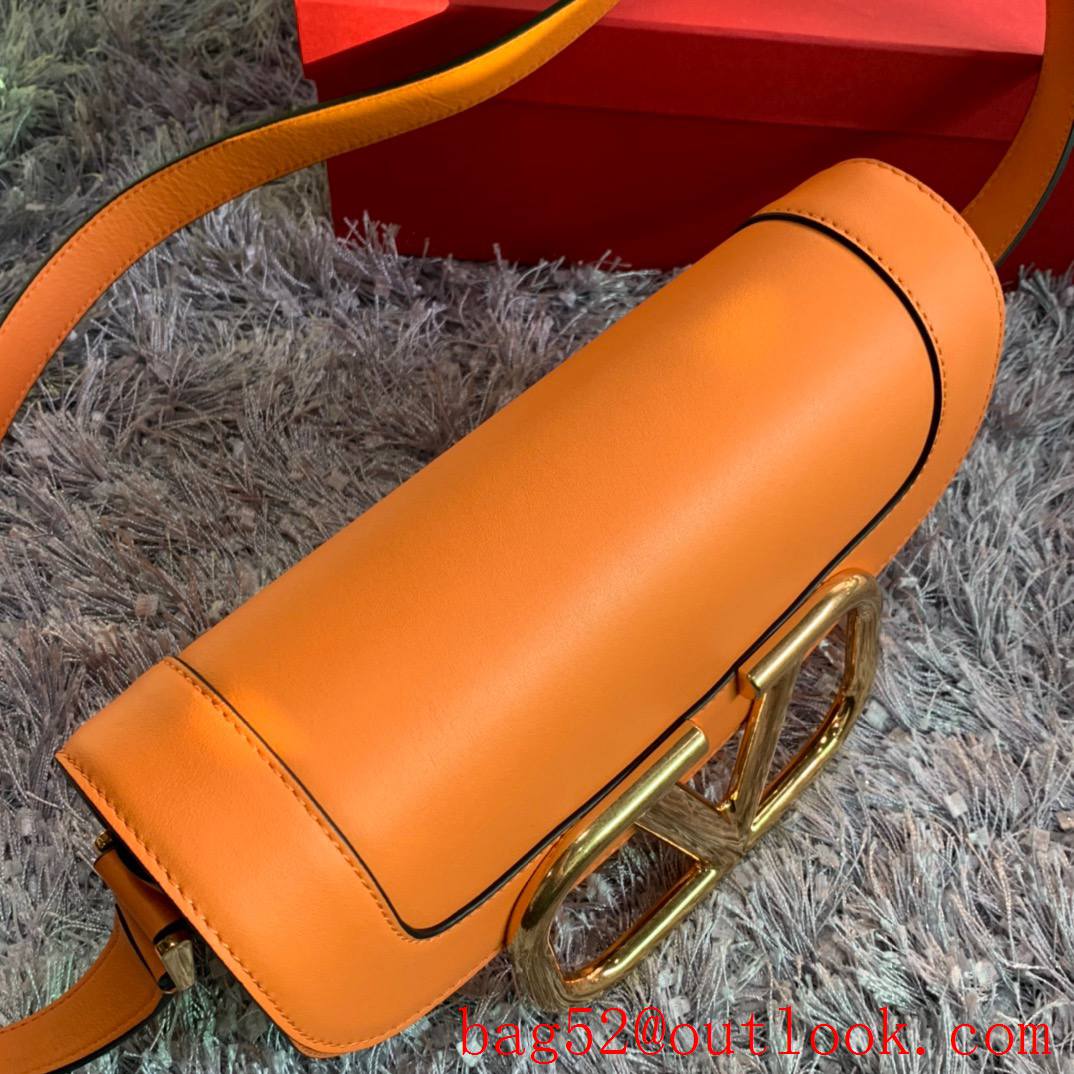 Valentino SuperVee Calfskin Crossbody Bag Shoulder Handbag Orange