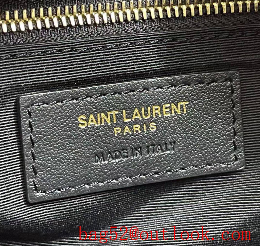 YSL Saint Laurent Victoire Camera Bag in Quilted Lambskin Black 648990