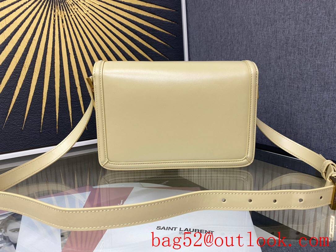 YSL Saint Laurent Solferino Medium Satchel Bag in Smooth Leather Beige 634305