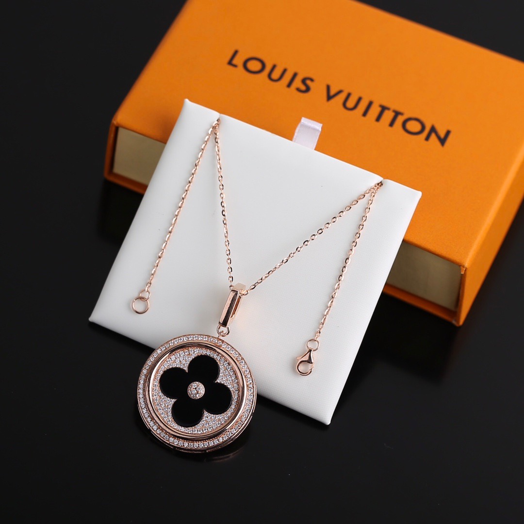 Louis Vuitton LV Monogram Resille Necklace 2 Colors