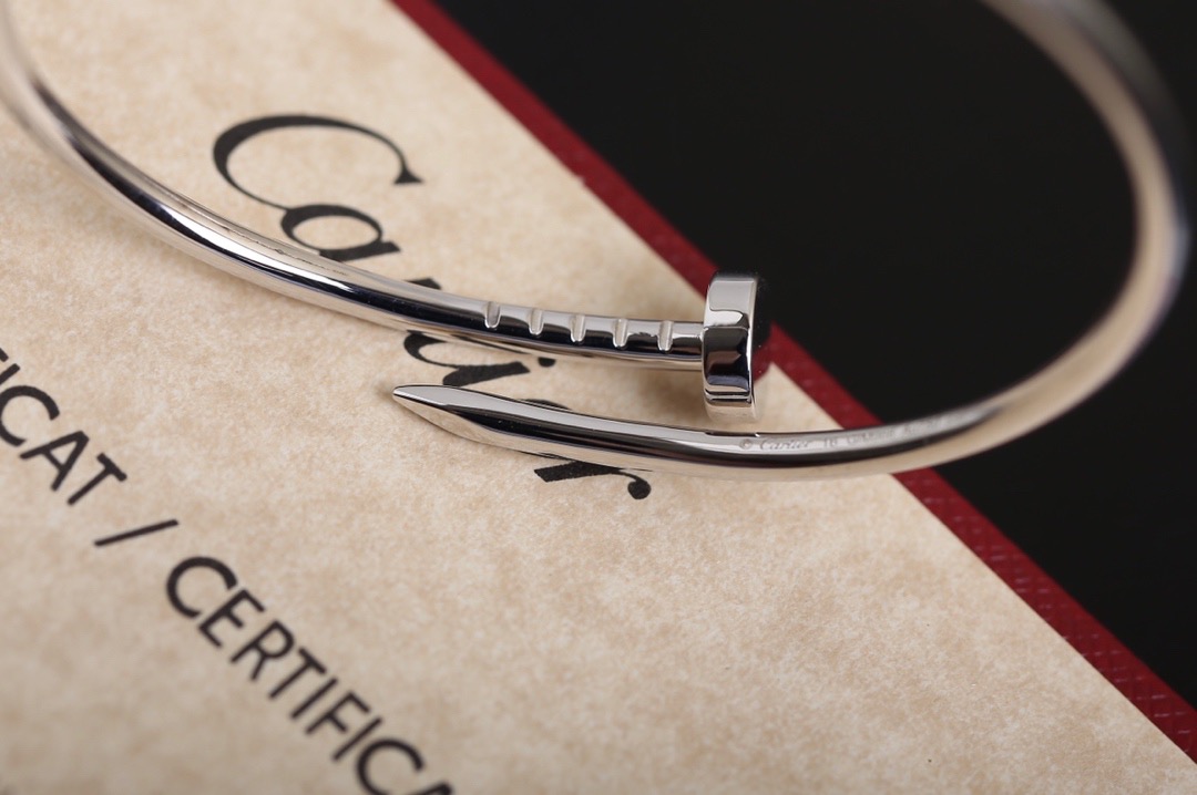 Cartier Juste un Clou 18K Nail Bracelet in Silver