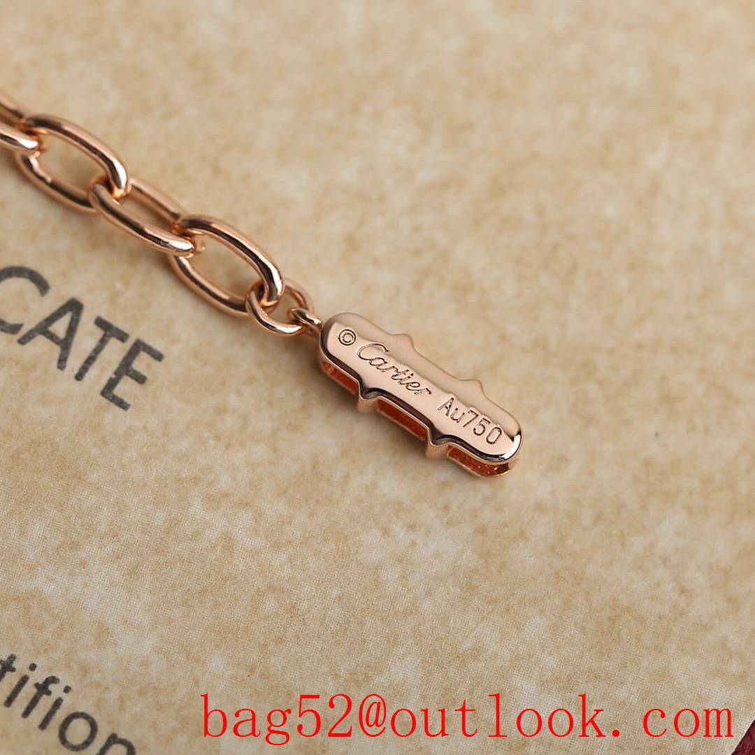 Cartier Juste Un Clou Nail Necklace Rose Gold