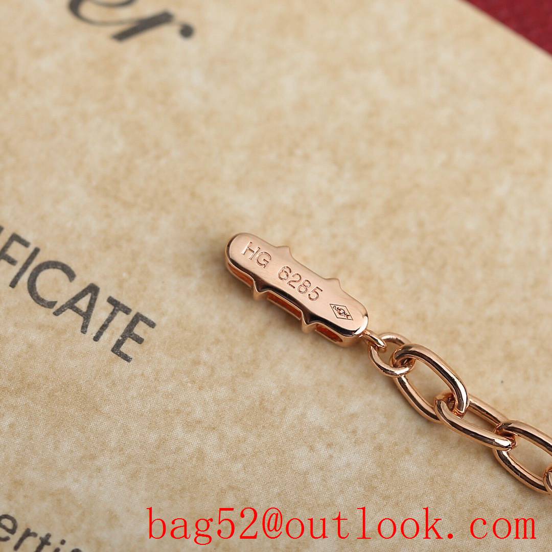 Cartier Juste Un Clou Nail Necklace Rose Gold