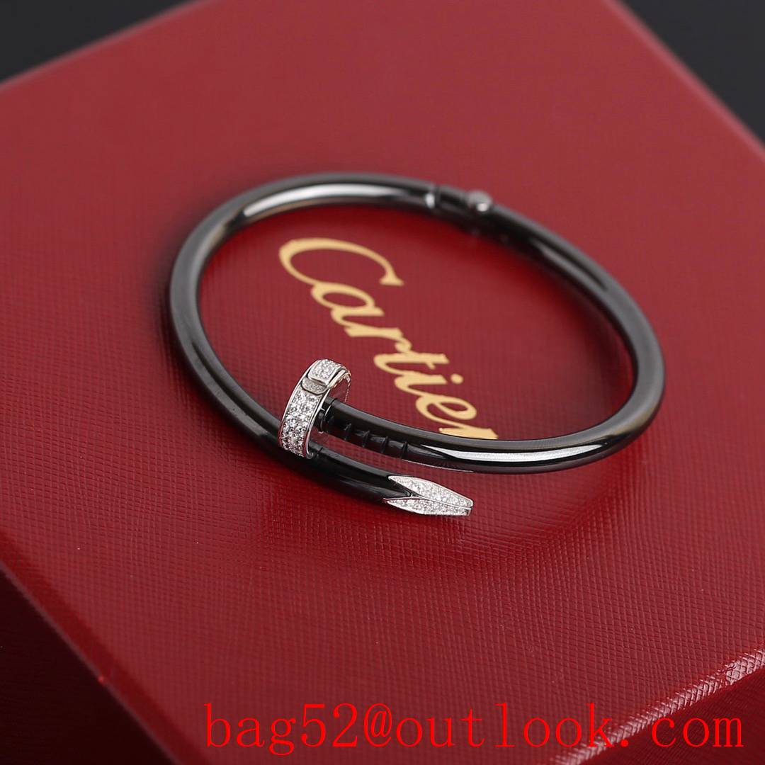 Cartier Juste Un Clou Nail Bracelet in Black