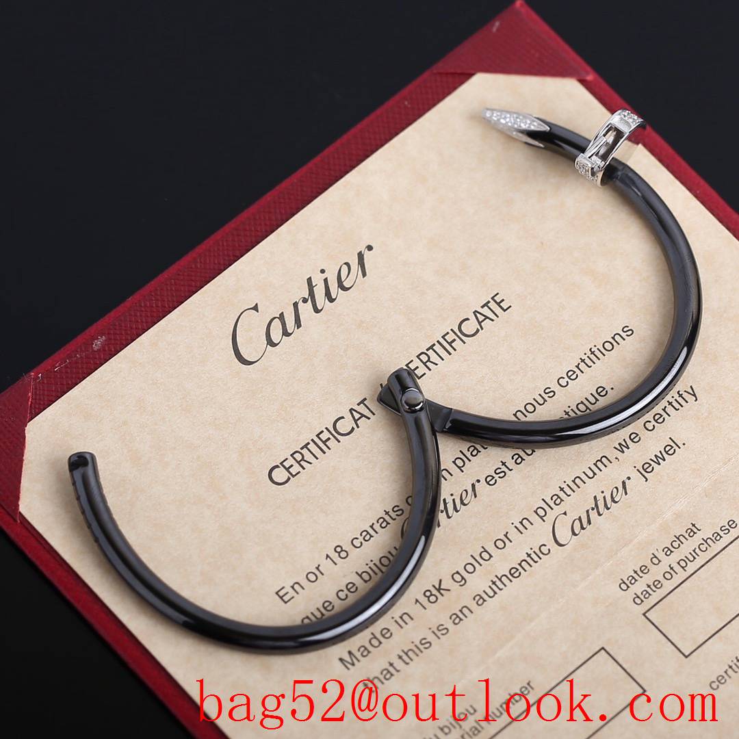Cartier Juste Un Clou Nail Bracelet in Black