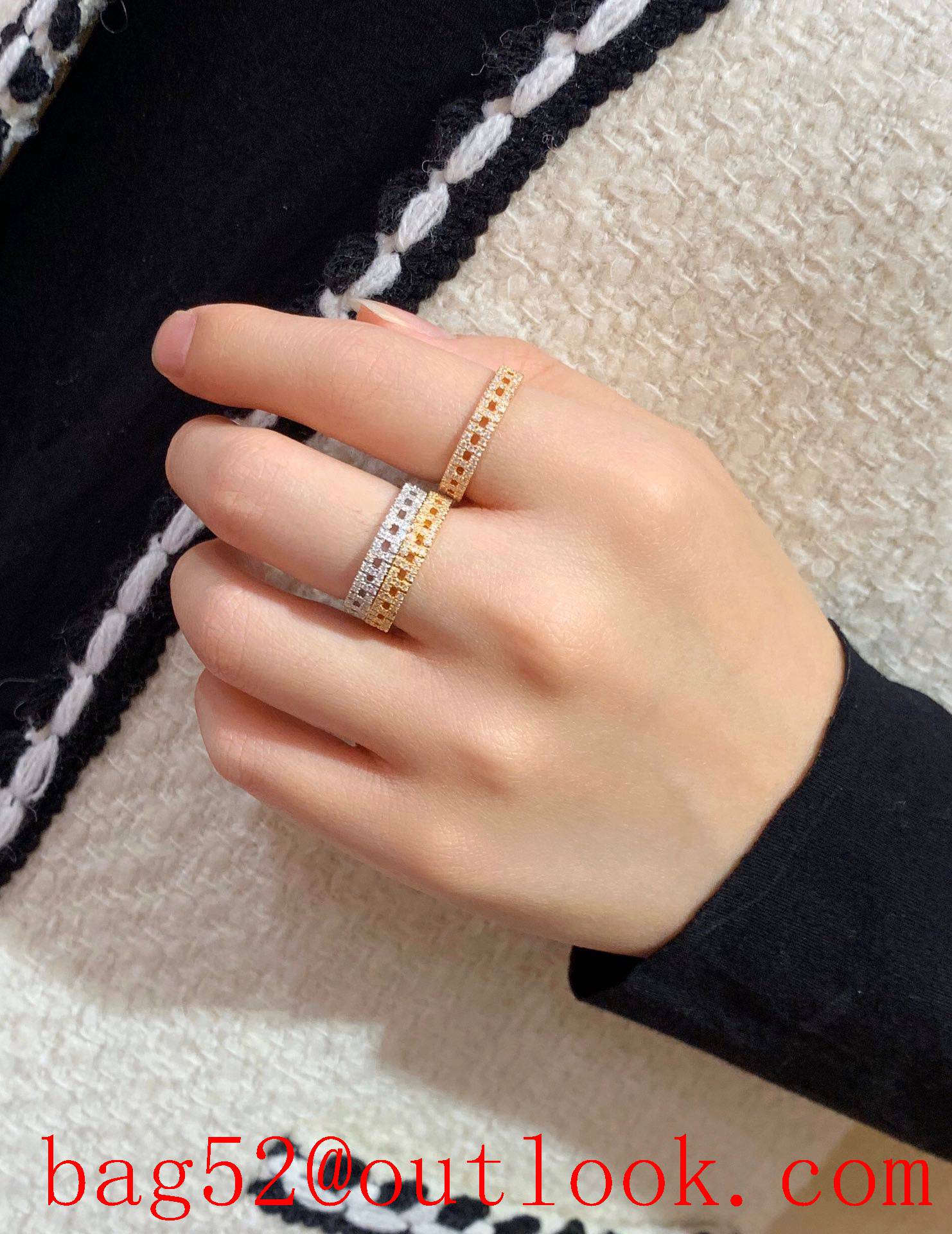 Tiffany T True Rings with Diamonds Narrow Version 3 Colors