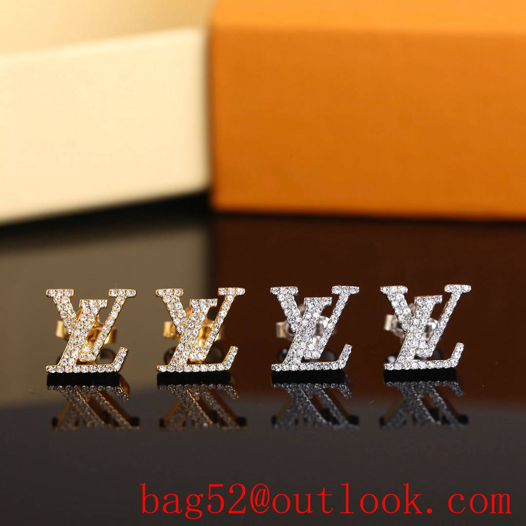 Louis Vuitton LV Iconic Earrings with Diamonds 2 Colors