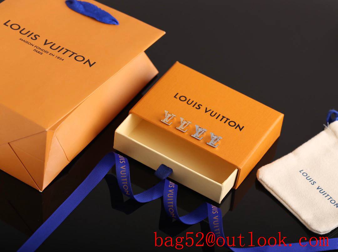 Louis Vuitton LV Iconic Earrings with Diamonds 2 Colors