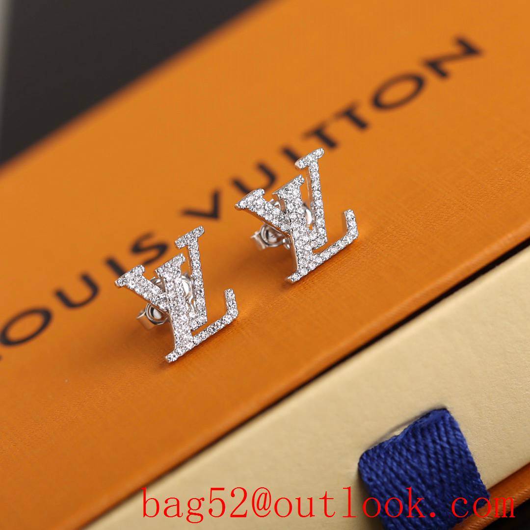 Louis Vuitton LV Iconic Earrings with Diamonds 2 Colors