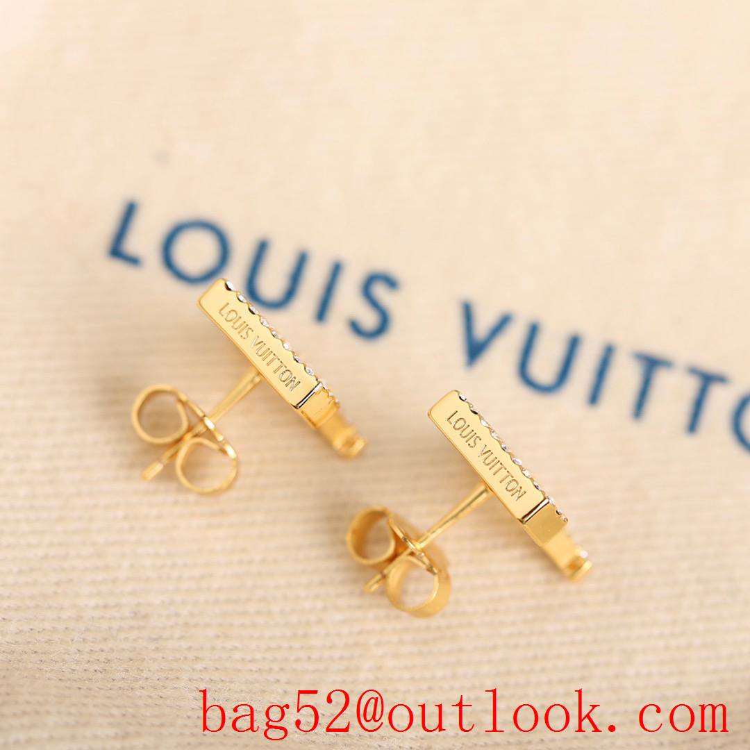 Louis Vuitton LV Iconic Earrings with Diamonds 2 Colors