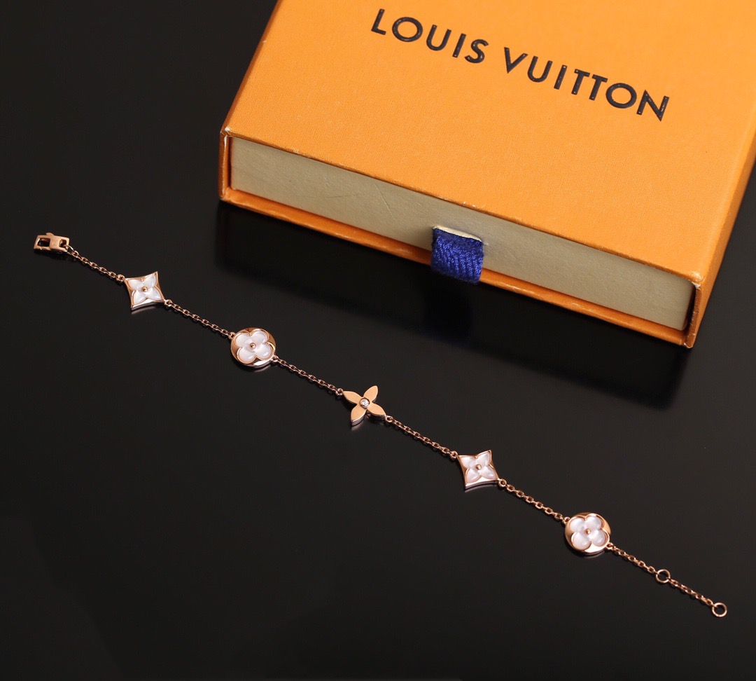 Louis Vuitton LV Blossom Monogram Flowers Bracelet