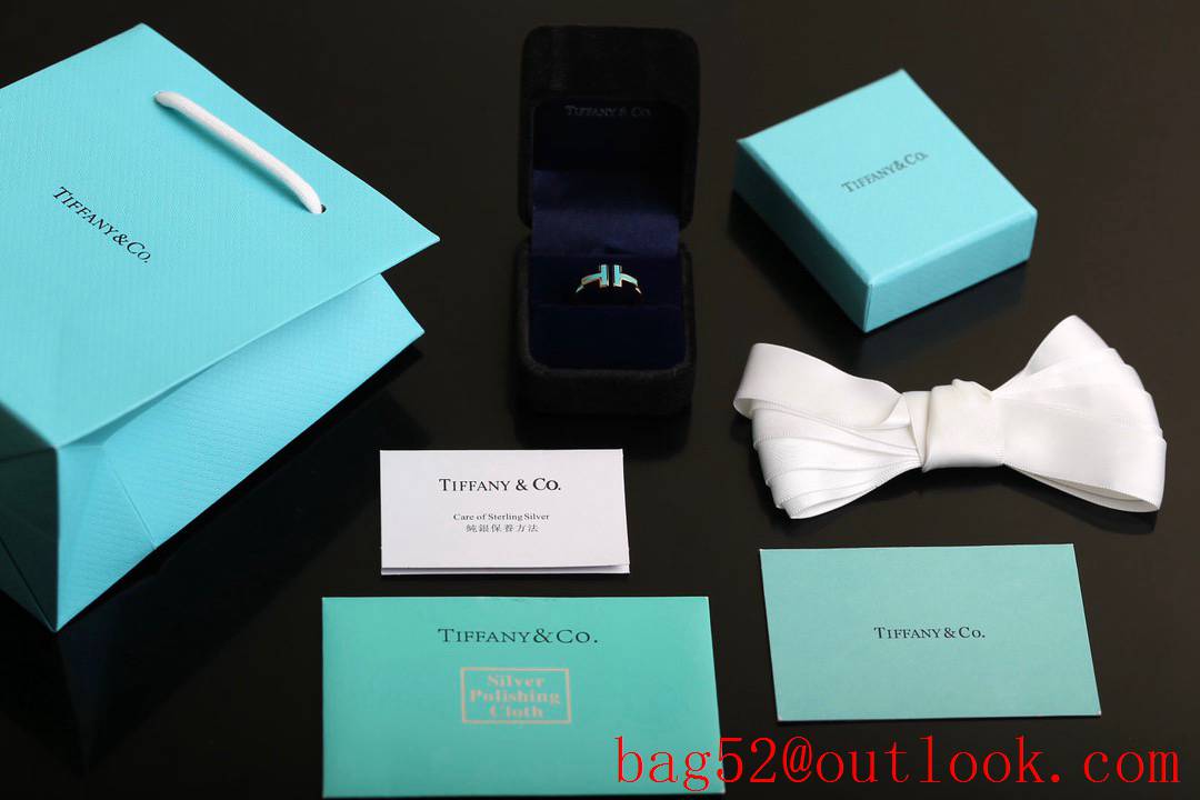 Tiffany Fashionable T Ring in Blue