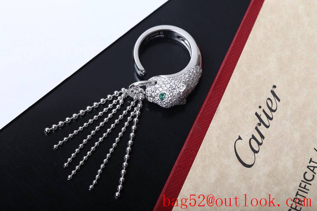 Cartier Panthere de Cartier 18K Leopard Tassel Ring