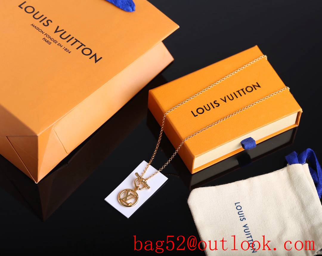 Louis Vuitton LV Baby Louise Necklace Gold