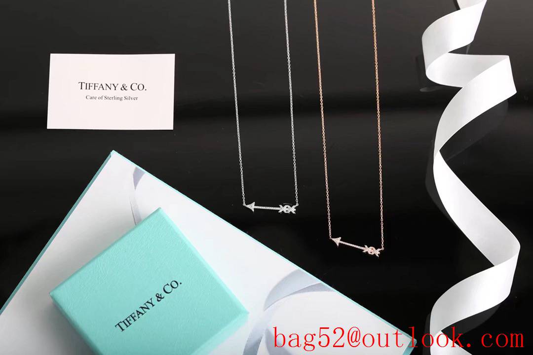Tiffany Graffiti Love Arrow Necklace 