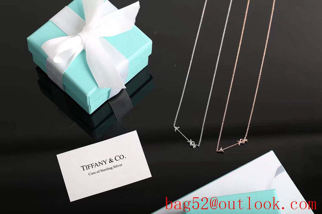 Tiffany Graffiti Small Love Arrow Necklace 