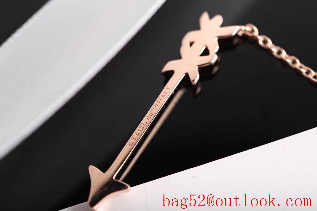 Tiffany Graffiti Small Love Arrow Necklace 