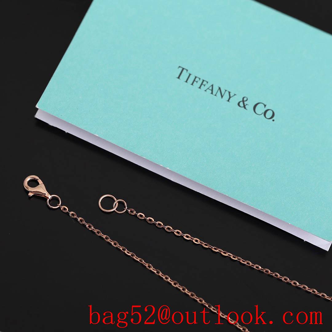 Tiffany Love Heart 18K Necklace 3 Colors