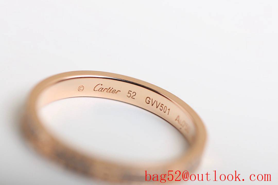 Cartier Love Rings with Full Diamonds 2 Colors