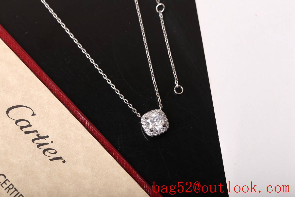 Cartier Destinee Square Diamond Necklace