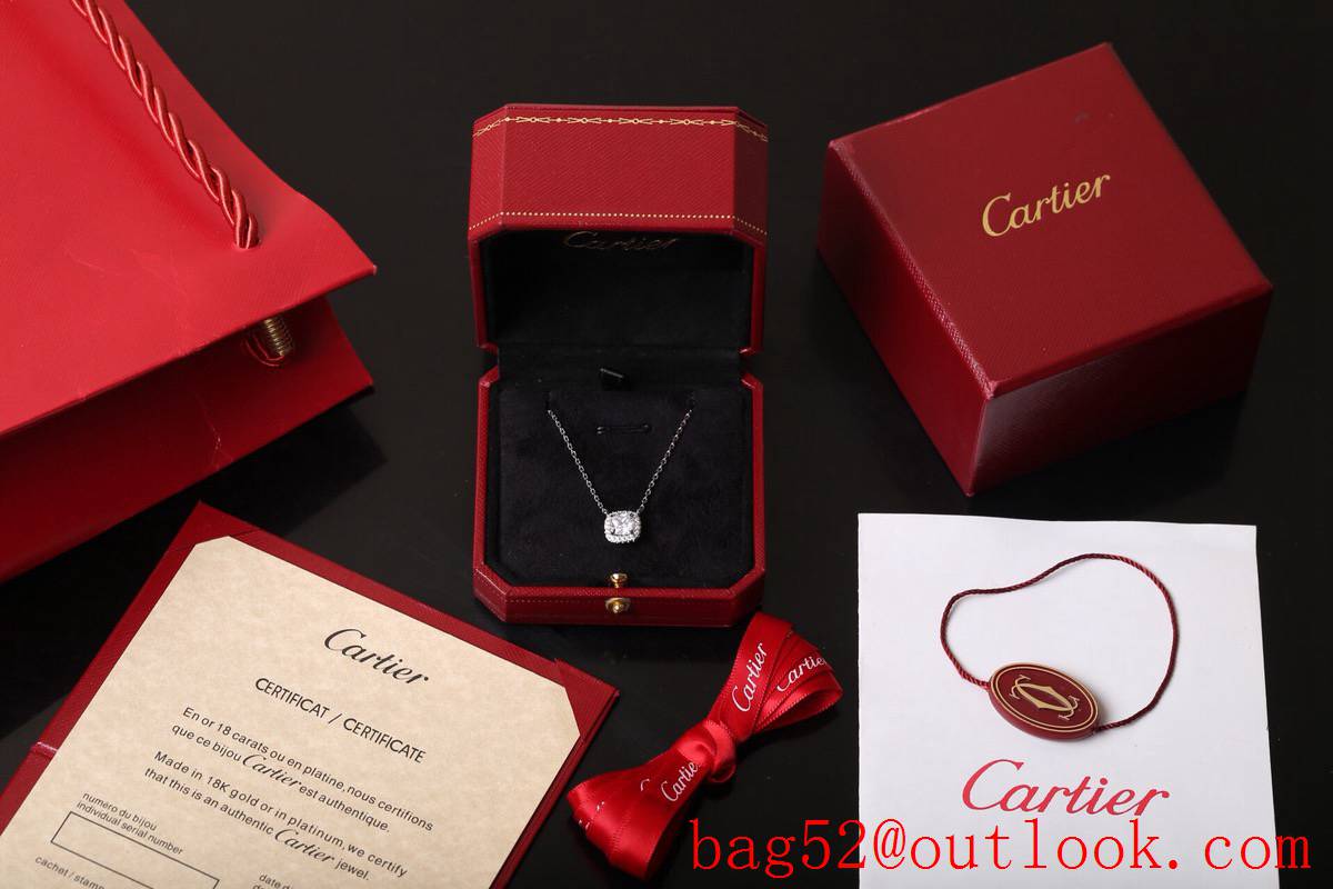 Cartier Destinee Square Diamond Necklace