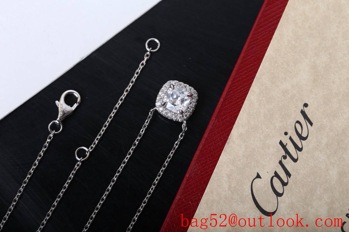 Cartier Destinee Square Diamond Necklace